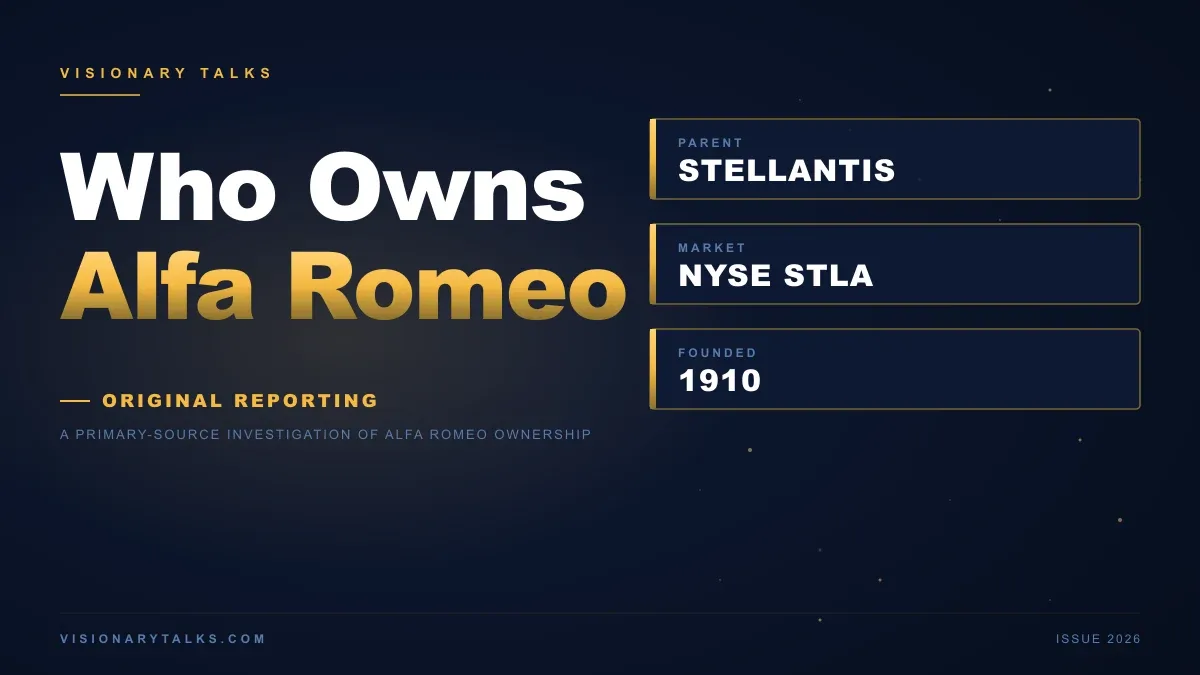 Who Owns Alfa Romeo? Stellantis, Where the Family That Founded Fiat Still Controls the Vote