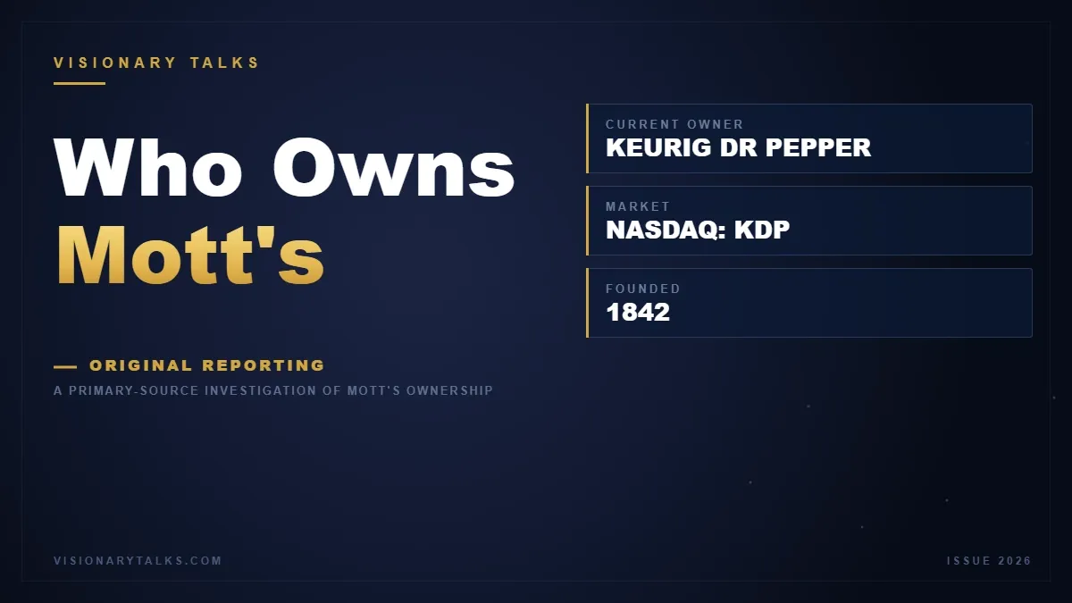 Who Owns Mott's? Ownership breakdown