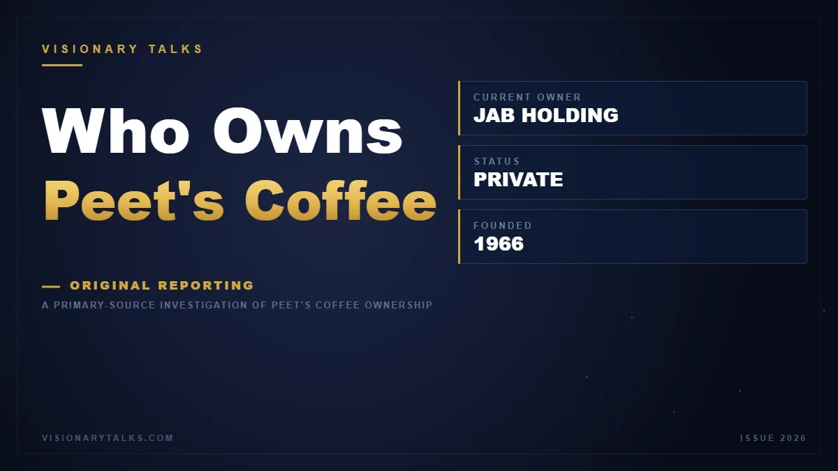 Who Owns Peet's Coffee? Ownership breakdown