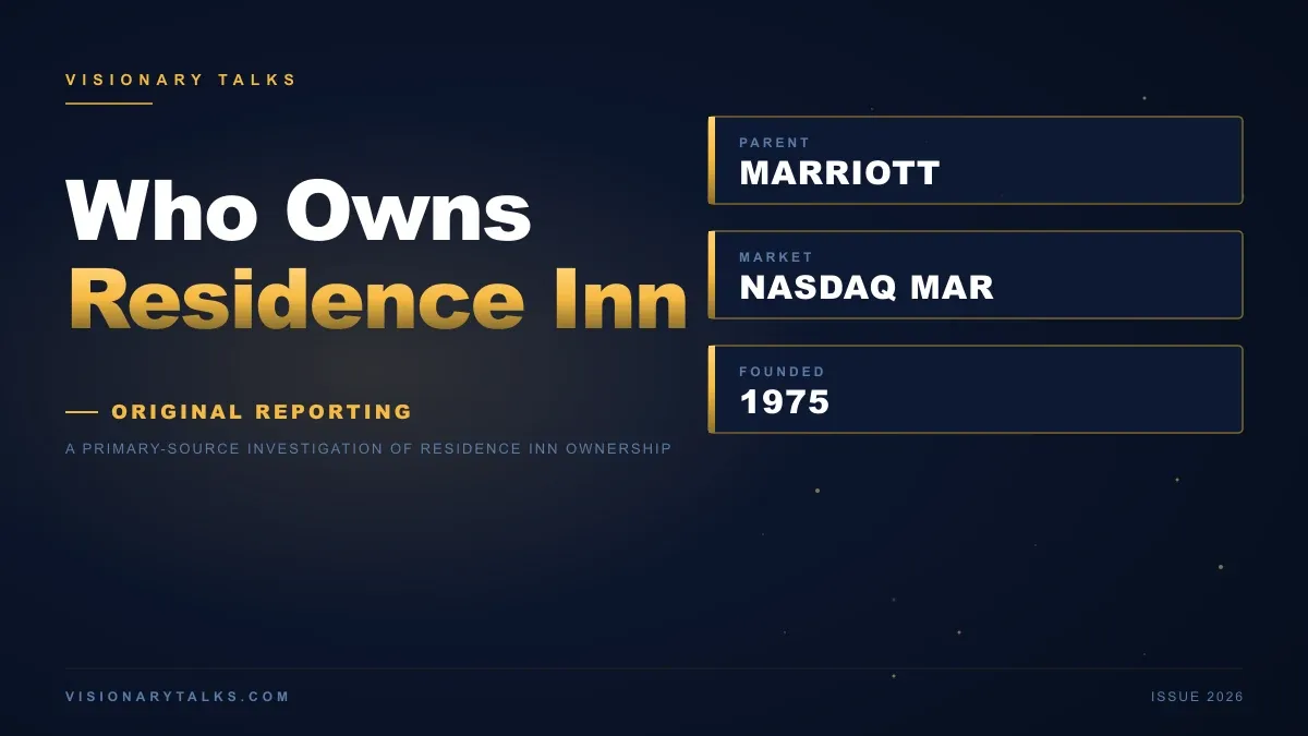 Who Owns Residence Inn? Marriott Owns the Brand and Almost None of the Hotels