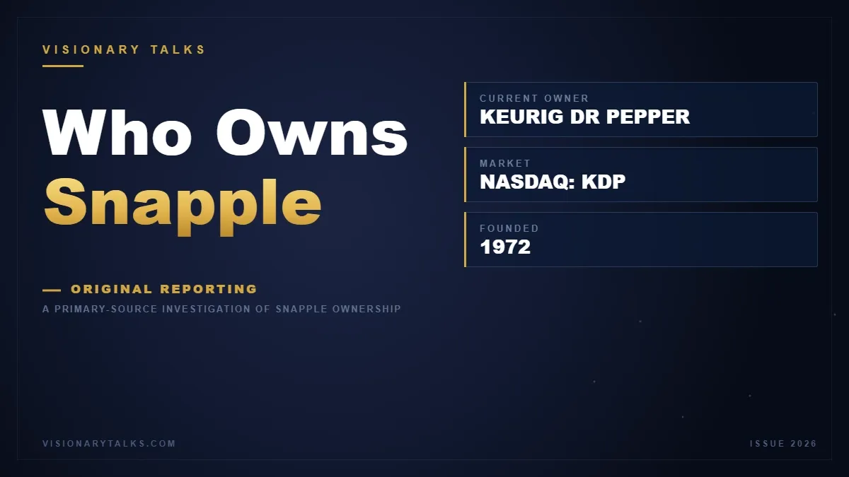 Who Owns Snapple? Ownership breakdown