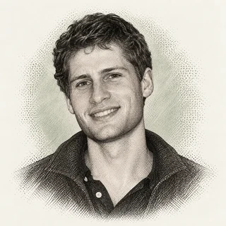 AI editorial illustration of Joshua (Josh) Batson